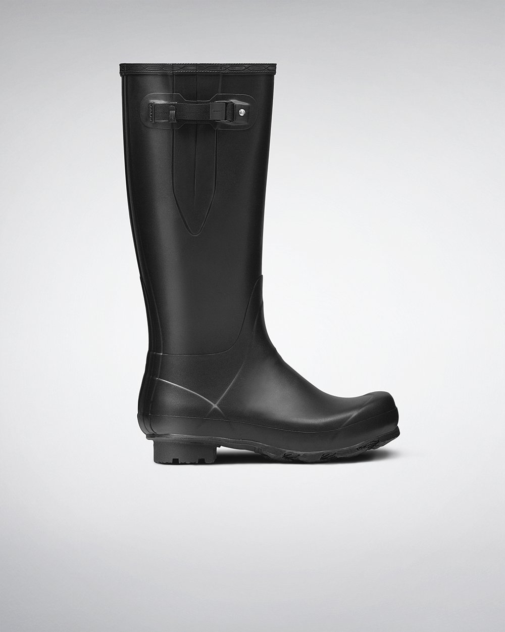 Galochas Altas Hunter Homem Pretas - Norris Field Side Adjustable - 31RLGWJQV